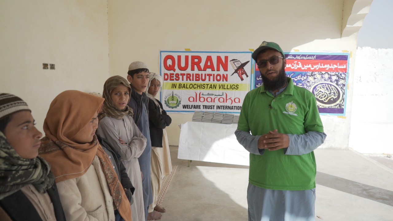 Child at water source